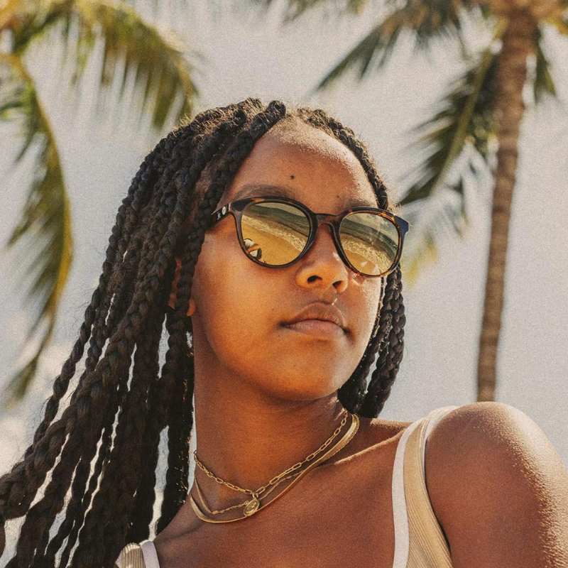 Makani Tortoise Flash Gold Polarized Sunglasses