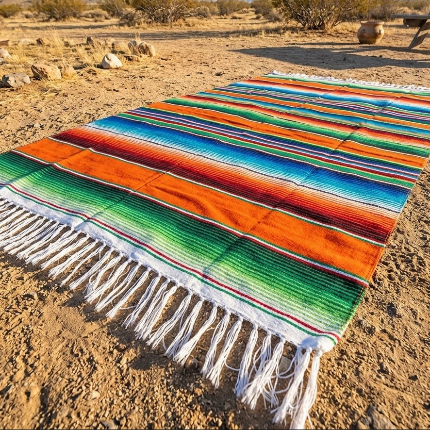 Sunset Prism Serape Blanket