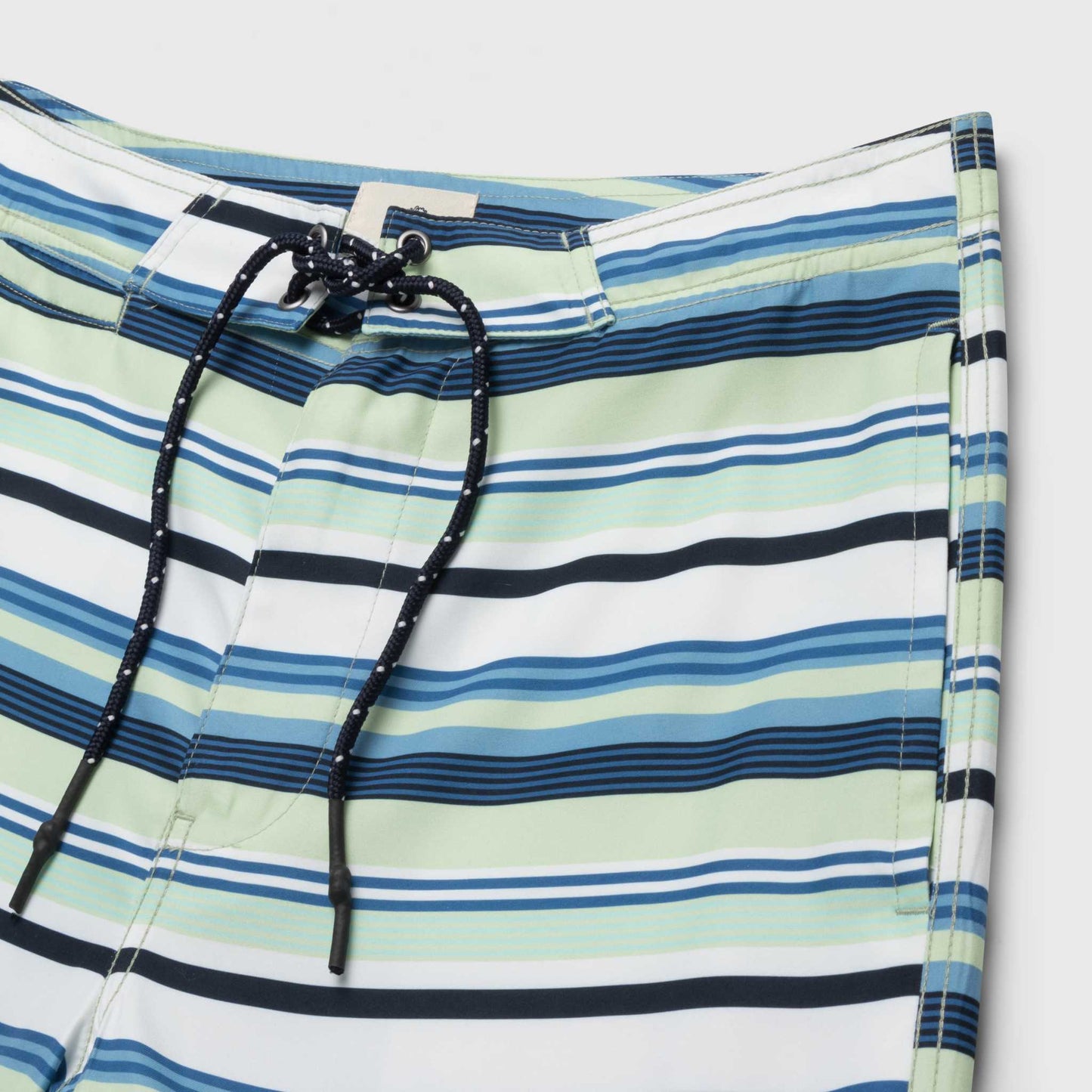 Duke 7.25” Stripe Boardshort - Green