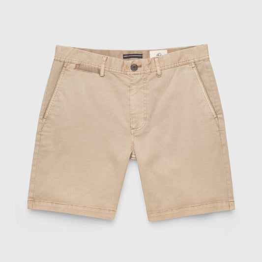 Andrew 7.5" Stretch Twill Short - Chinchilla