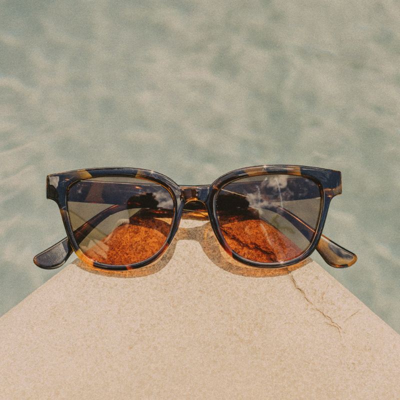 Miho Tortoise Amber Polarized Sunglasses