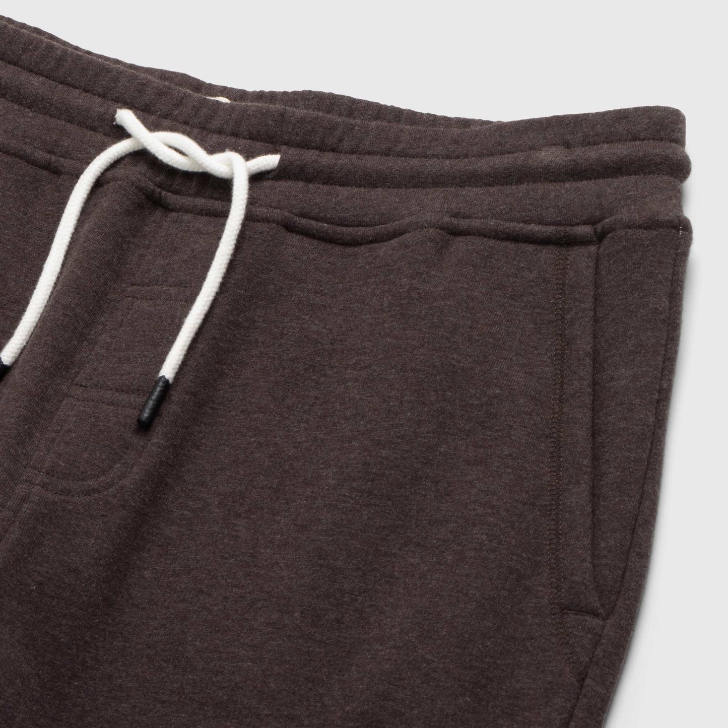 Dune Drawstring Terry Jogger - Brown Heather