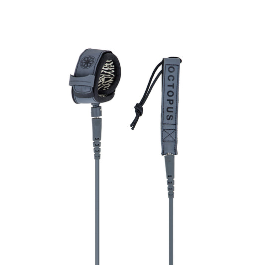 MISSION: CONTROL 5.5" SURF LEASH - GREY