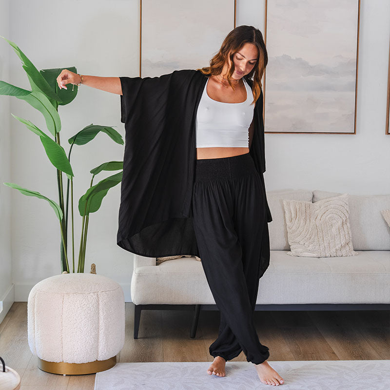 Black Harem Pants