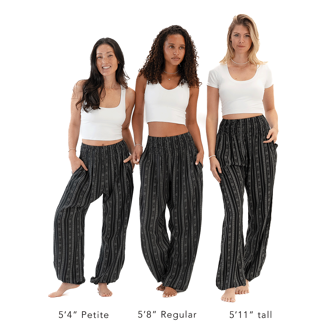Akha Tribal Print Harem Pants