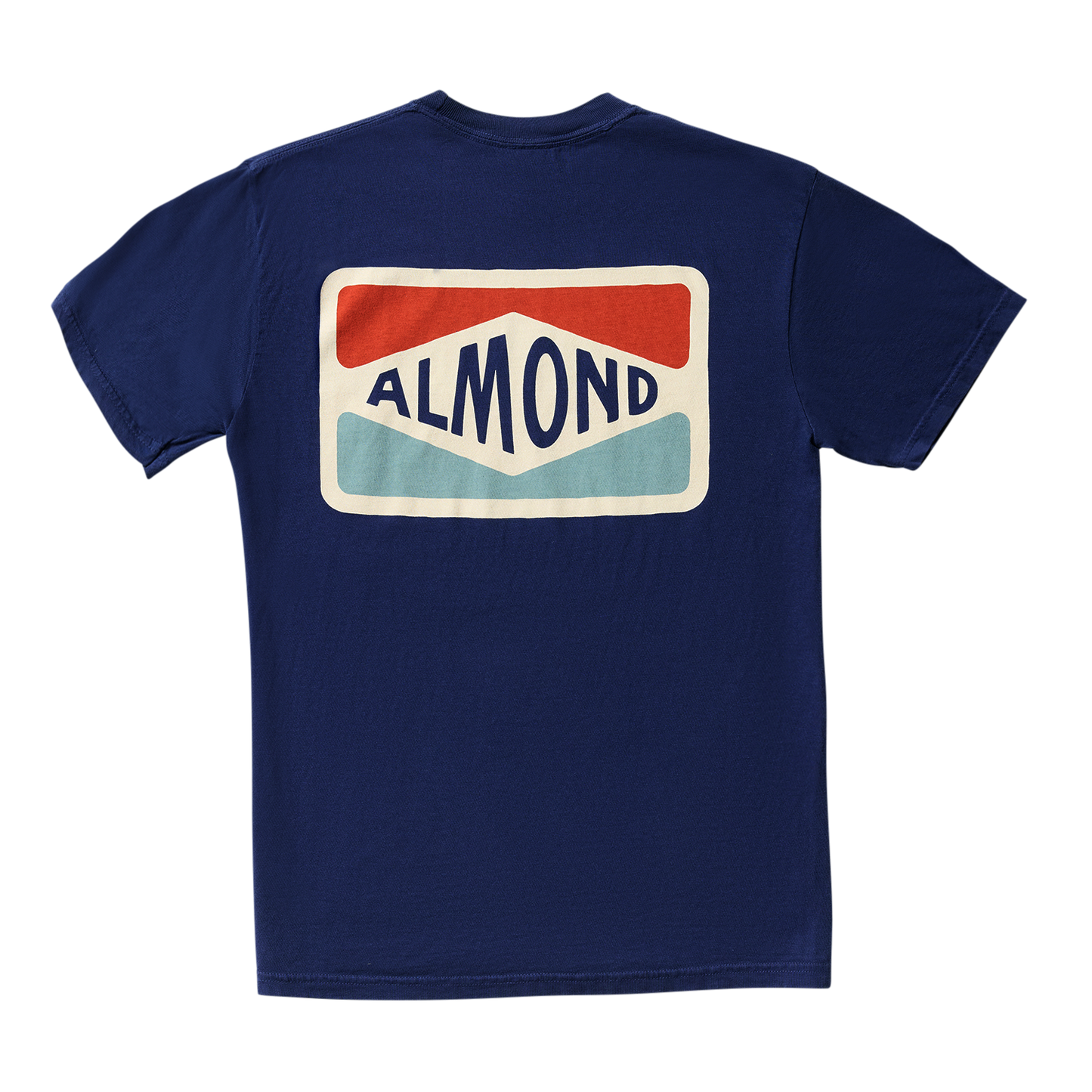Almond Fin Box Tee | Navy