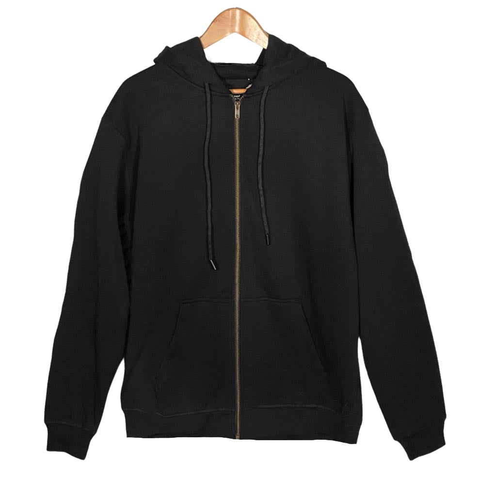 Women's Organic Zip-Up Hoodie - Black