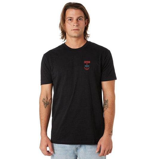 Graphic Surf T Shirt - Black (Size S)