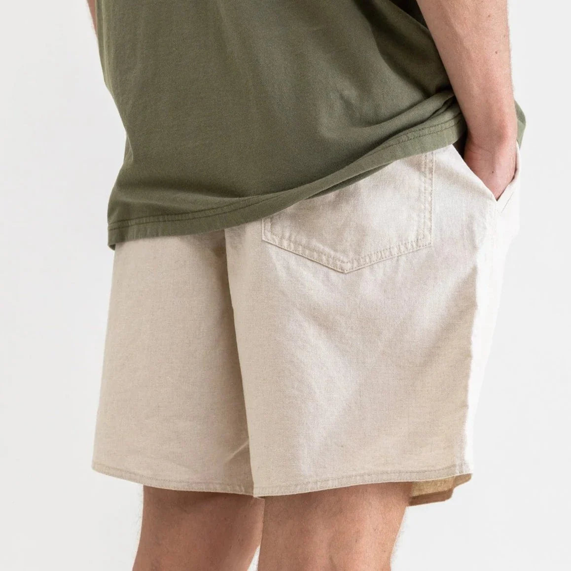 Classic Linen Jam Shorts - Sand