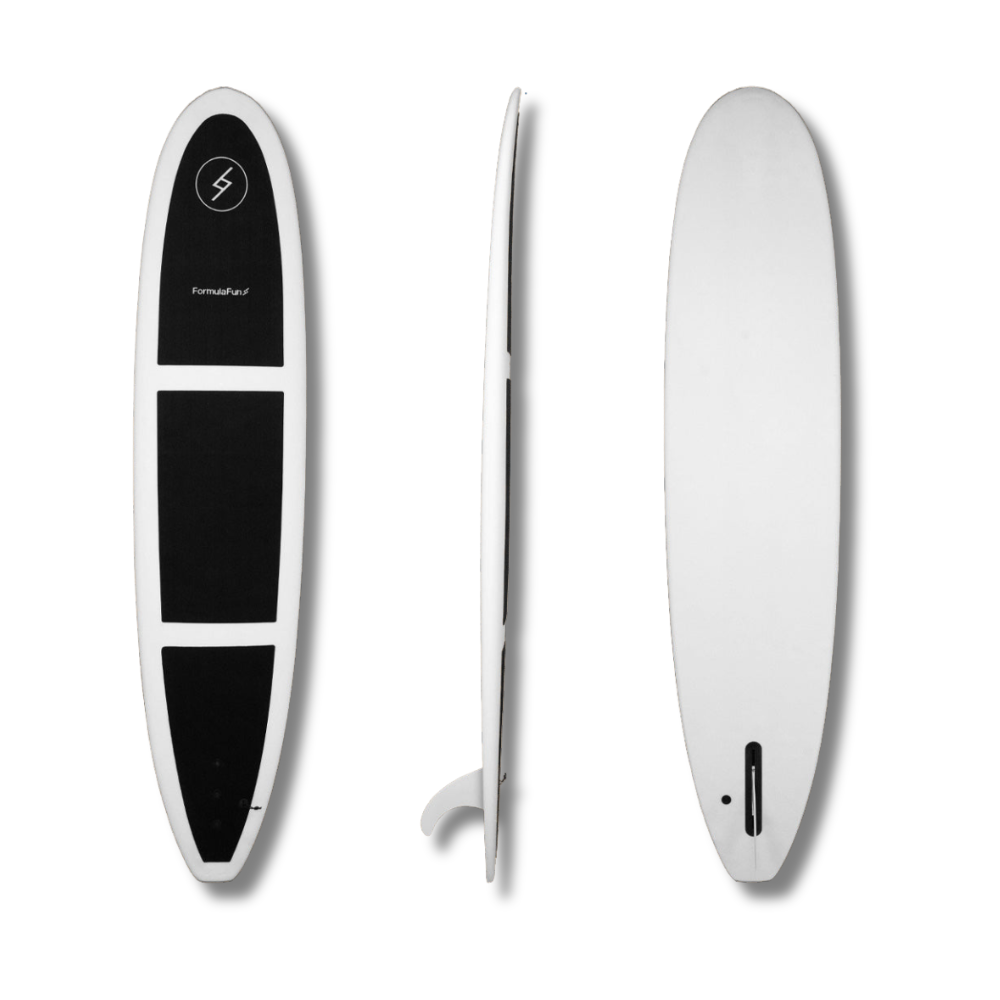 8'0" Rincon Soft Top Foam Board - Black/White