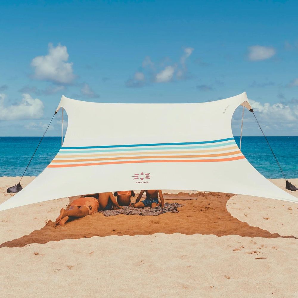 Neso 1 Beach Tent: Retro Rainbow