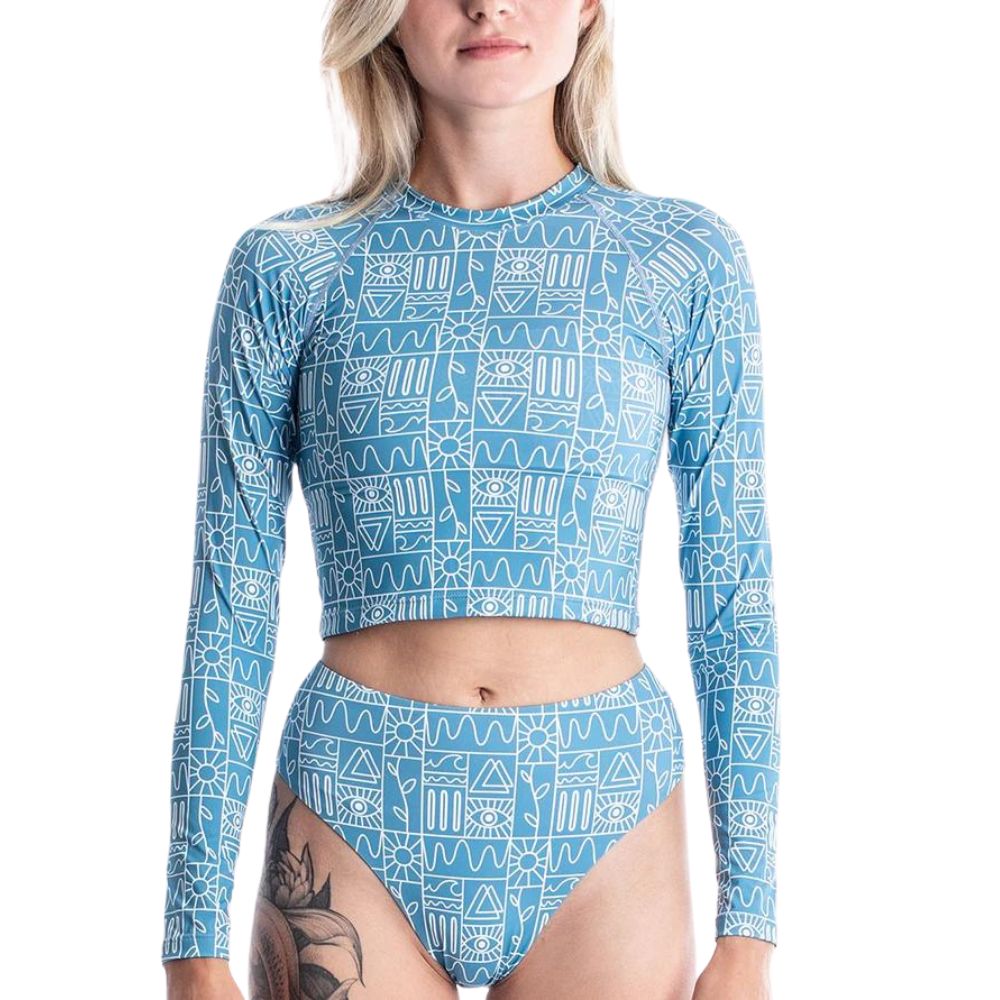 Women's Kali Rashguard Top - Blue