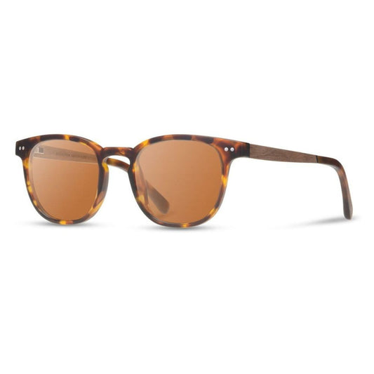 CAMP Sunglasses: Topo Matte Tortoise/Walnut (HD + Polarized, Brown)