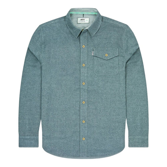 Essex Oyster Twill Shirt - Heather Grey