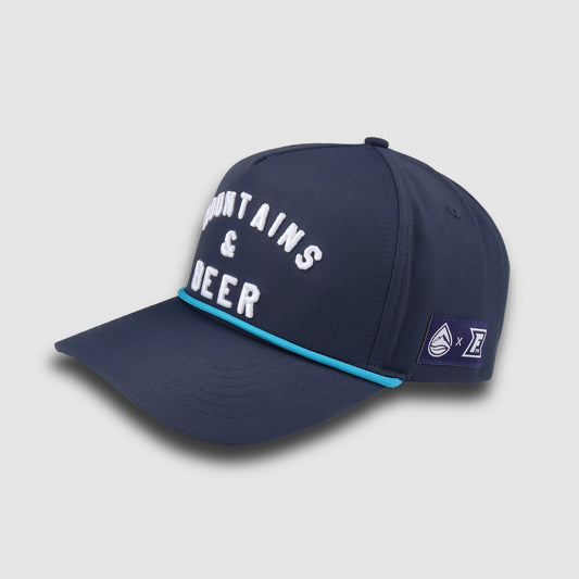 F395 x Distant Brewing Mountains & Beer Snapback - Cobalt Blue