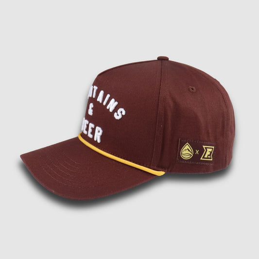 F395 x Distant Brewing Mountains & Beer Snapback - Brown