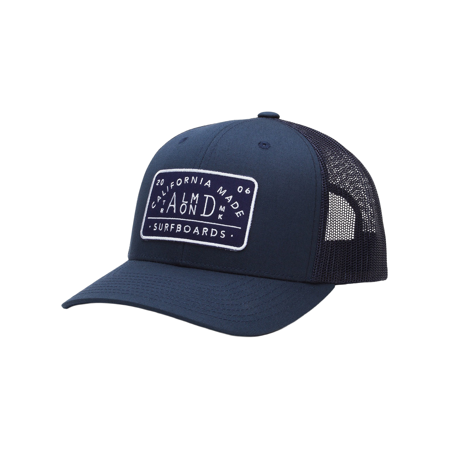 Navy Almond Trucker Hat