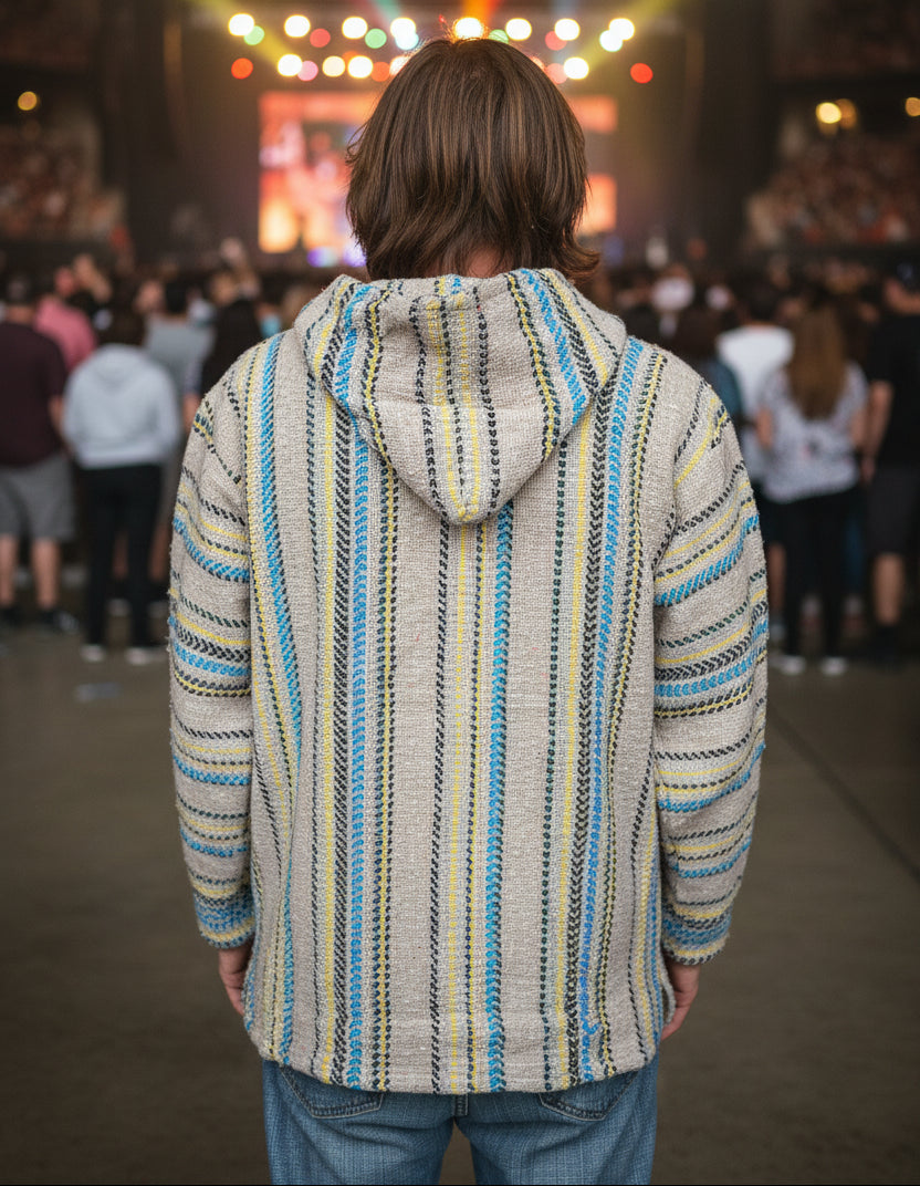 Authentic Baja Hoodie | Ultra-soft | Beige White