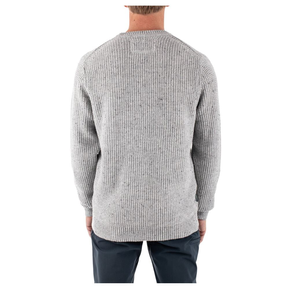 Jetty - Men's Light Grey Paragon Oystex Sweater - Back View