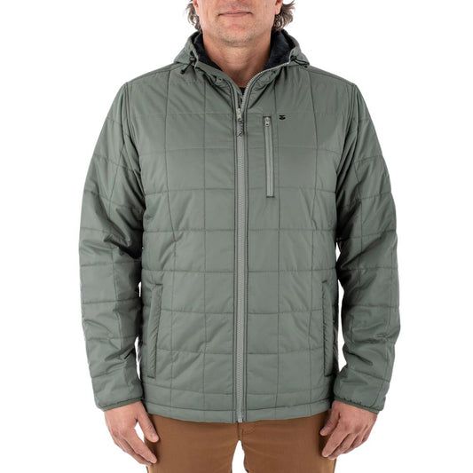 Jetty Puffer jacket agave