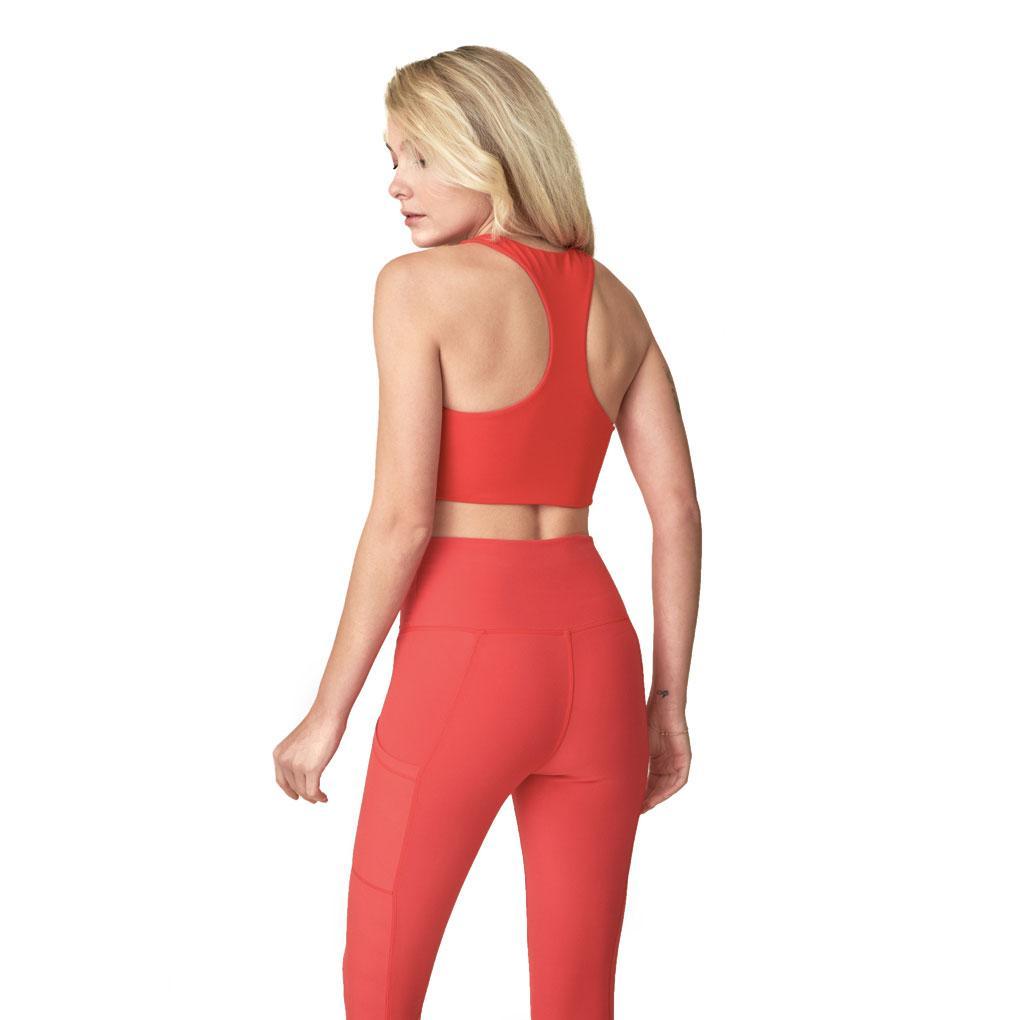 Red Yoga Top Racerback - Eco Friendly