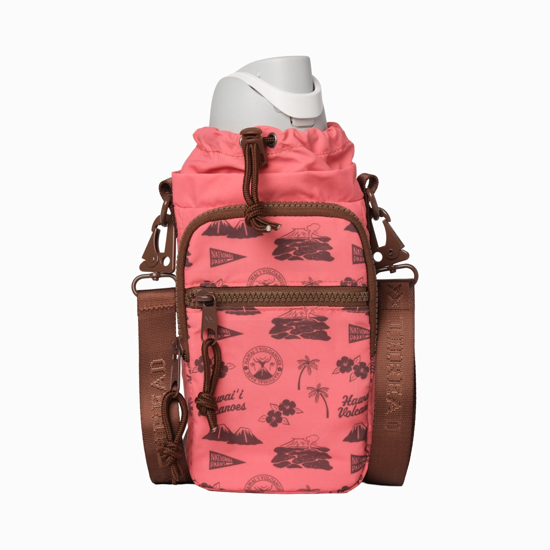 Hawaii Volcanoes - Water Bottle Sling Bag