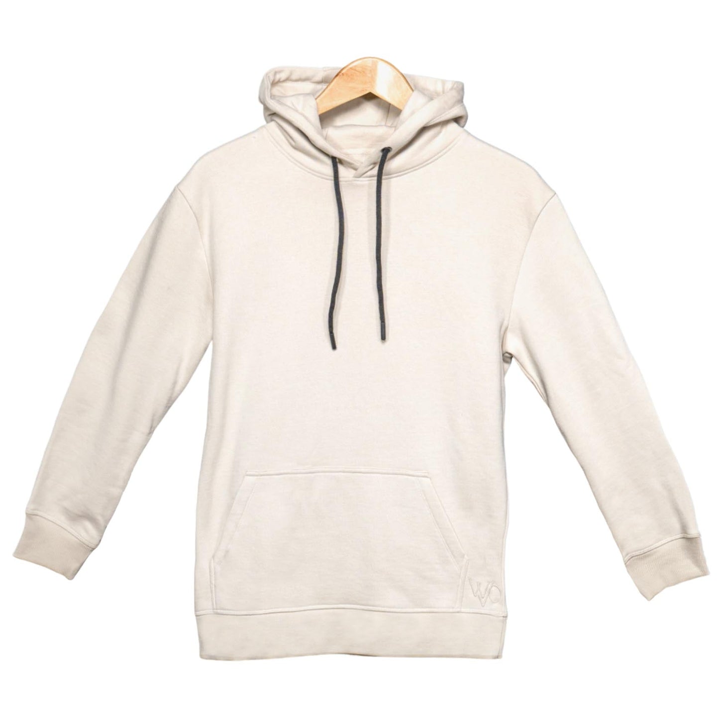 Men's Organic Pull Over Hoodie - Beige