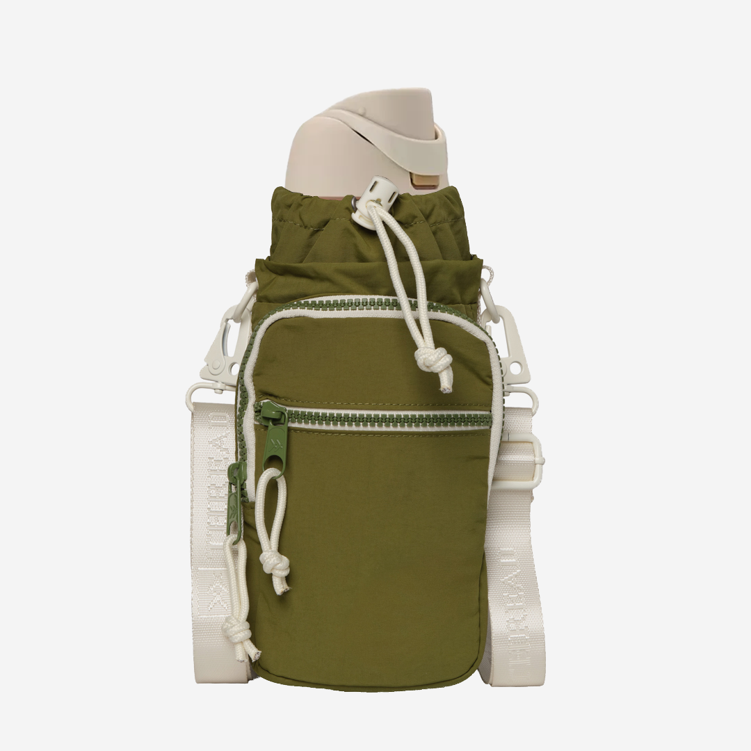 Olive - Water Bottle Sling Bag