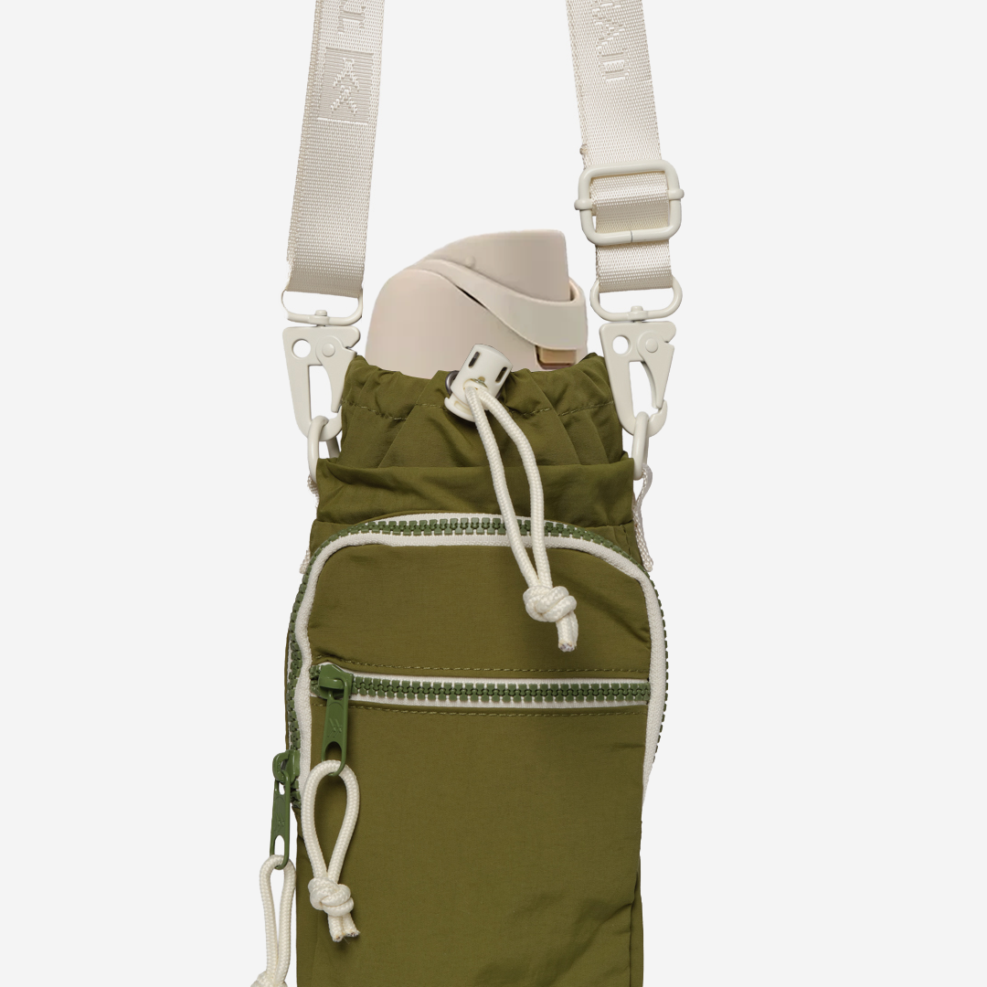 Olive - Water Bottle Sling Bag