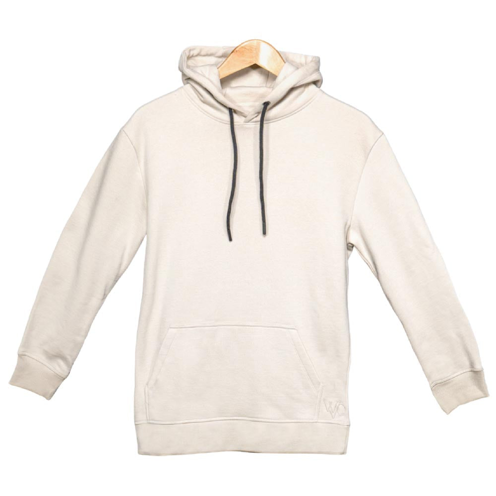 Women's Organic Pull Over Hoodie - Beige