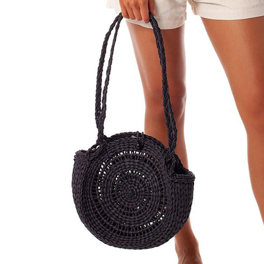 Straw Circle Bag