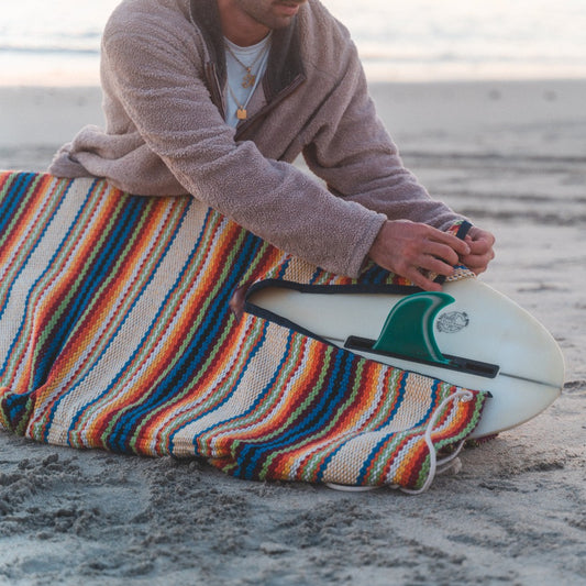 Surfboard Day Bag - Extra Thick | Cabo Stripes - 6'0" - 10'0"