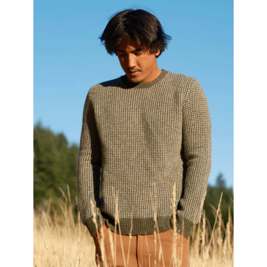 Mollusk - Men's Beacon Sweater - Dark Moss