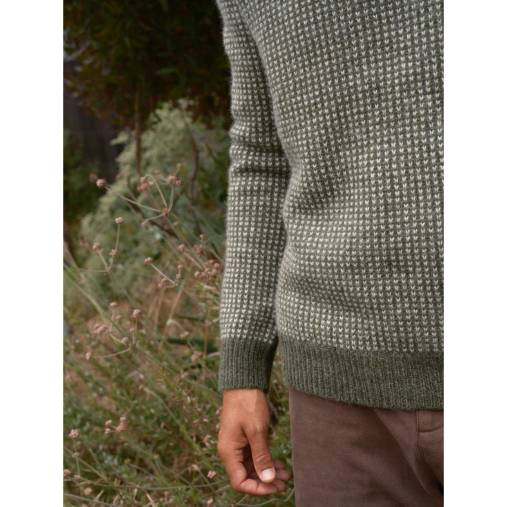 Mollusk - Men's Beacon Sweater - Dark Moss