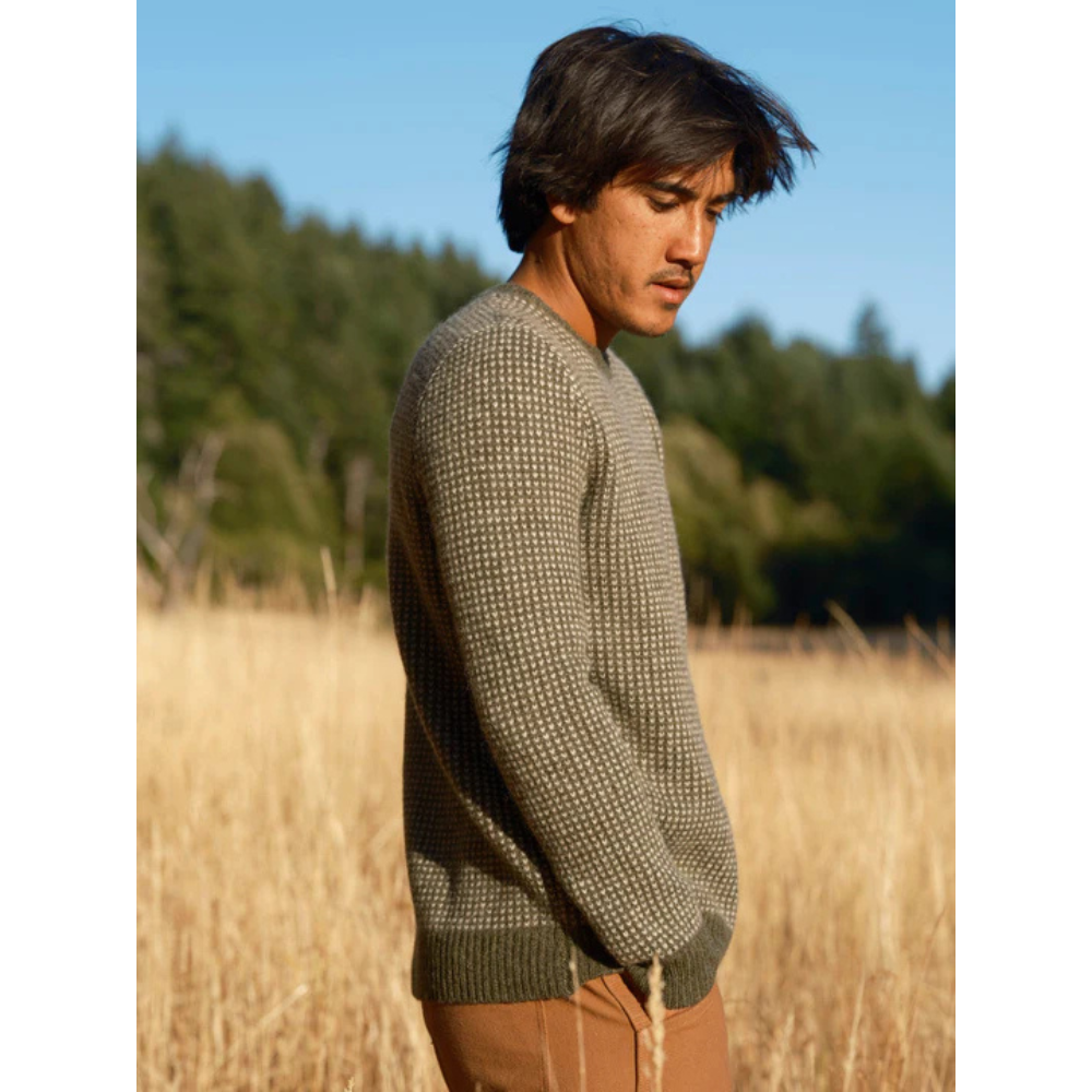 Mollusk - Men's Beacon Sweater - Dark Moss