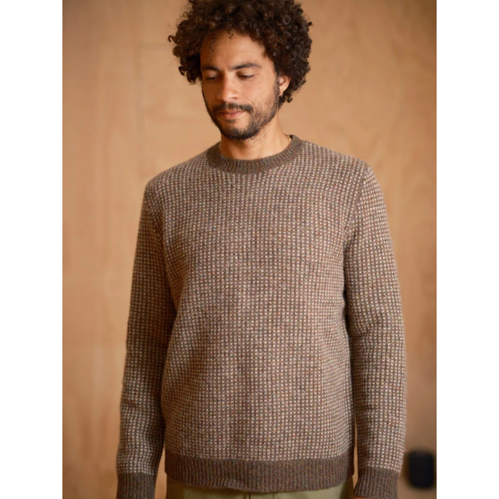 Mollusk - Men's Beacon Sweater - Walnut