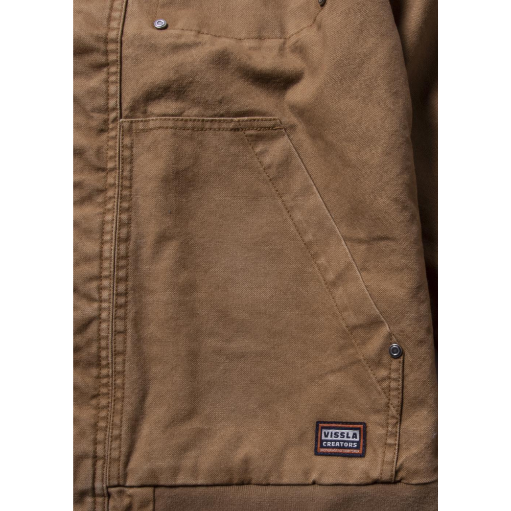 Vissla Creators Grit Jacket - Brown