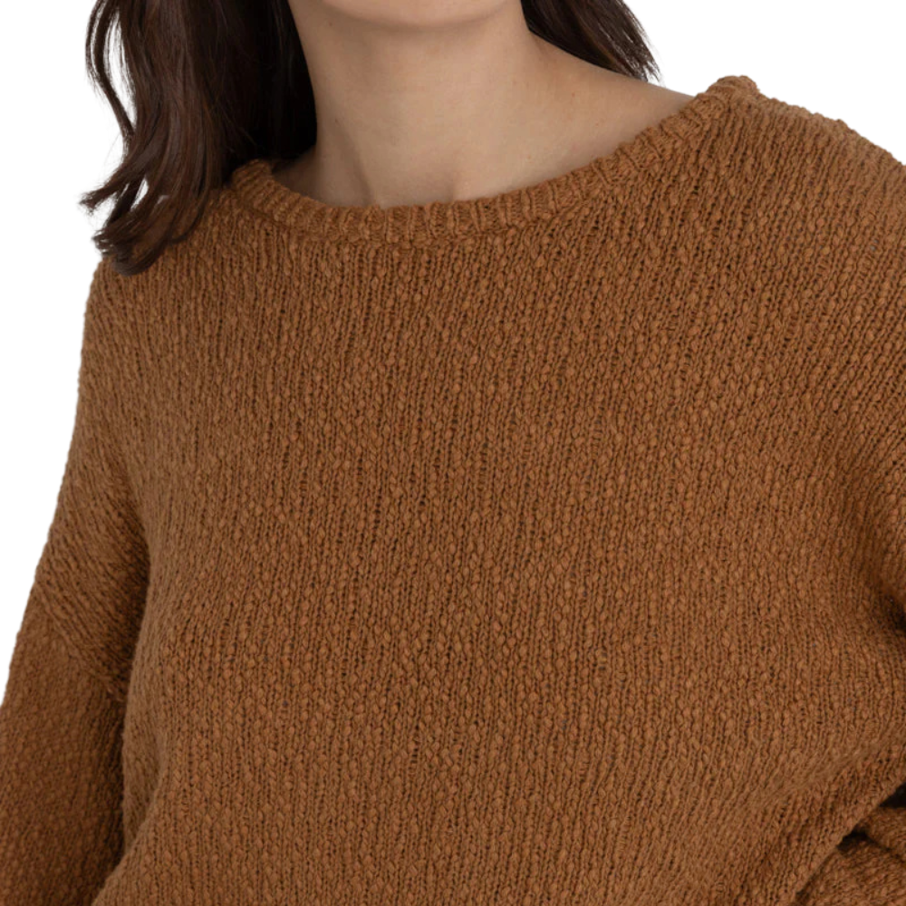 Rhythm - Hailey Boucle Knit Jumper - Coffee