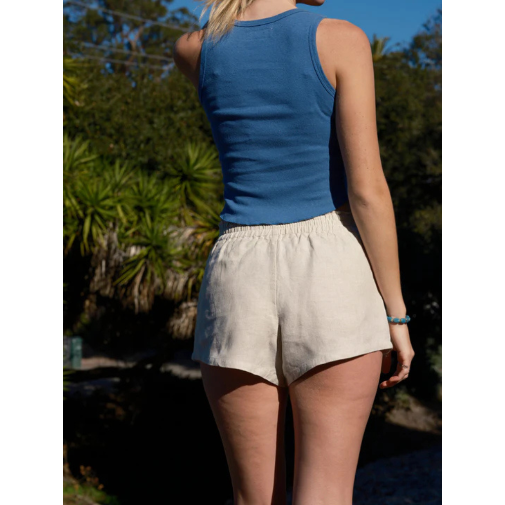 Mollusk Drift Shorts - Natural Linen