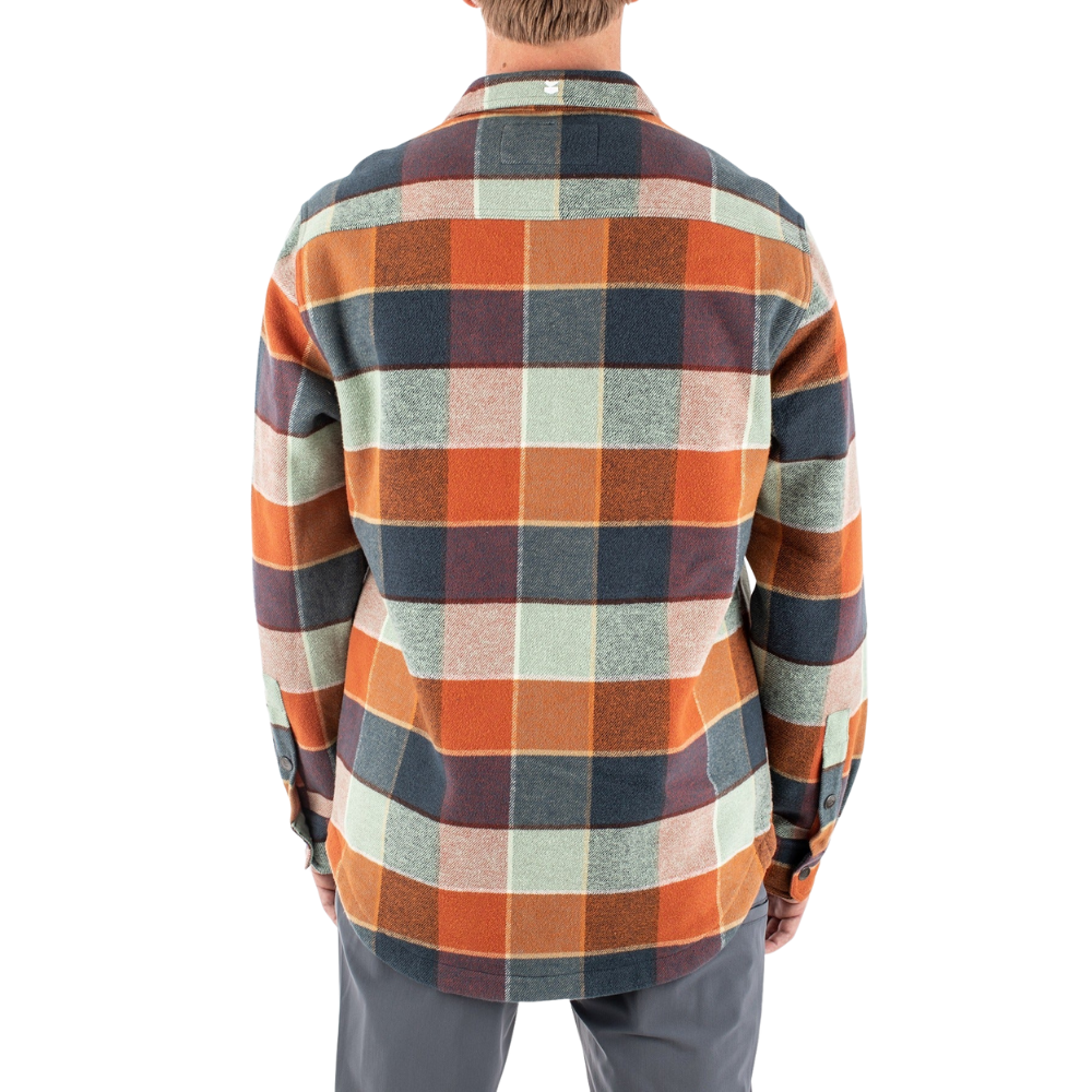 Jetty - Men's Hull Jacket - Rust Plaid