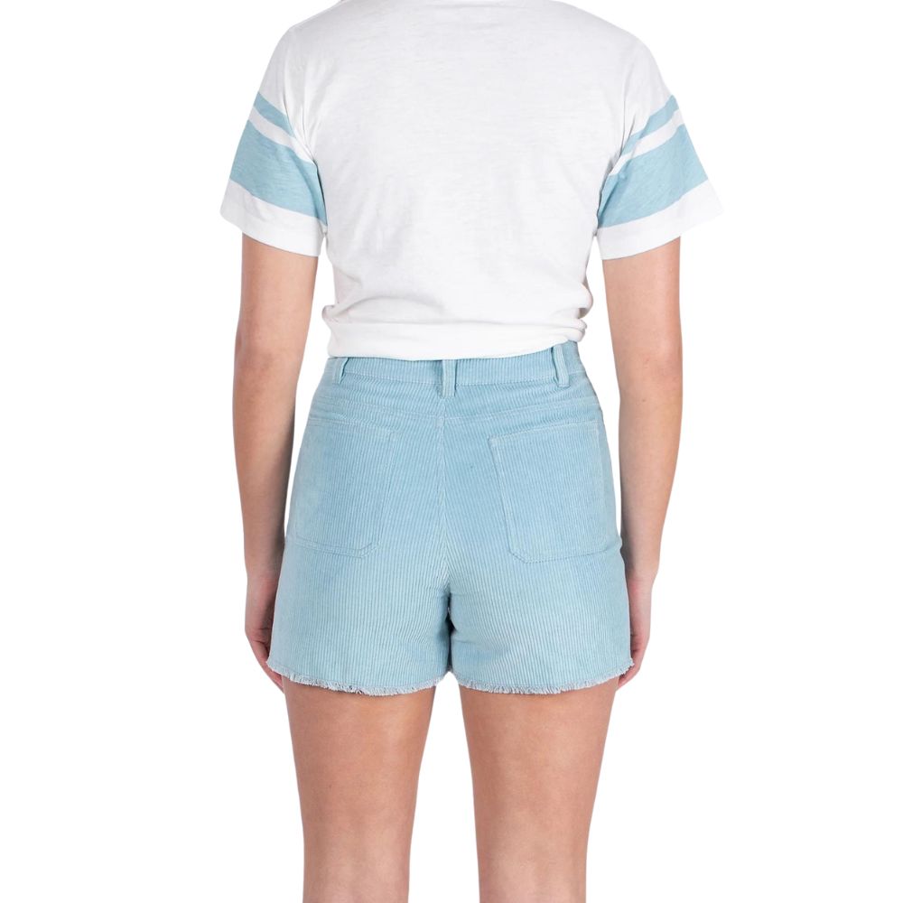 Jetty Women's Wale Corduroy Short - Light Blue