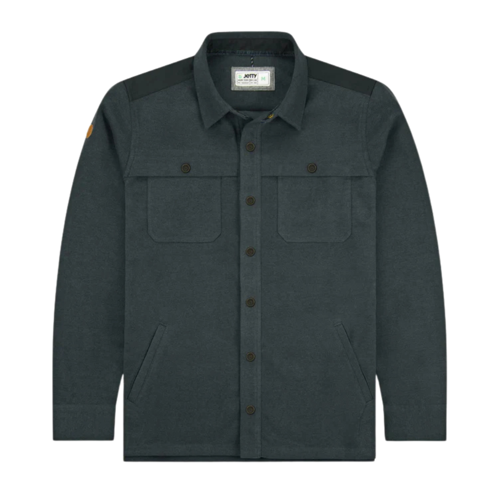 Charcoal Maverick Jacshirt - Long Sleeve Button-Up