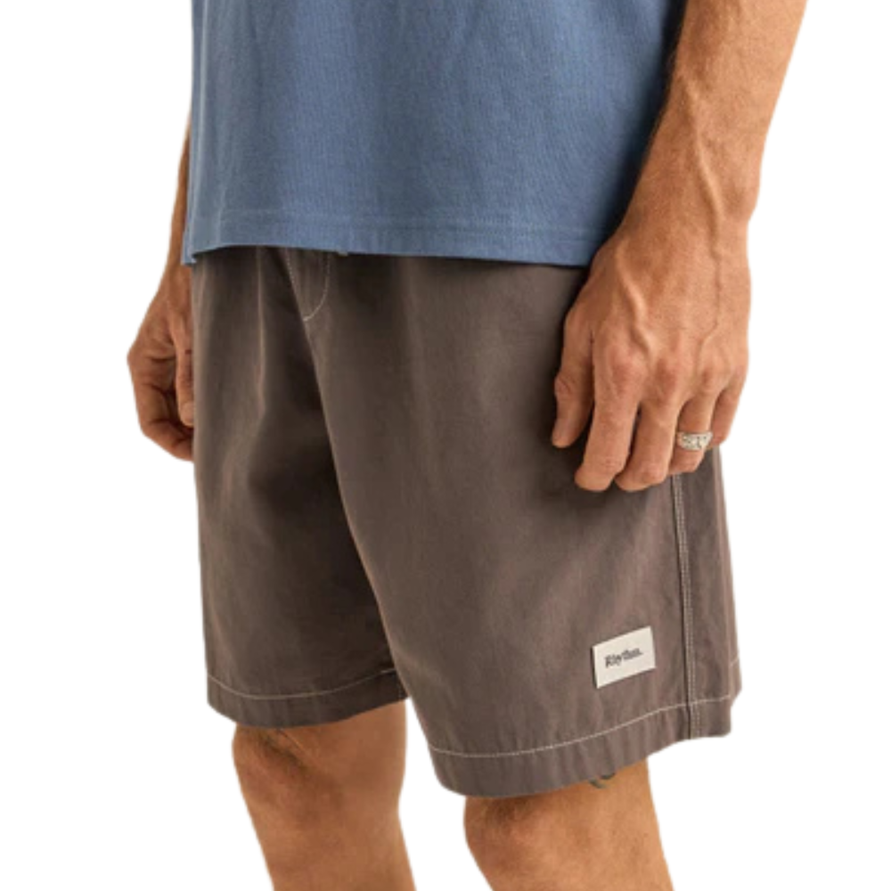 Rhythm - Contrast Stitch Jam Shorts - Charcoal