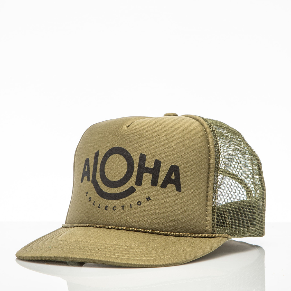 Aloha Collection - Aloha Trucker - Khaki/Black