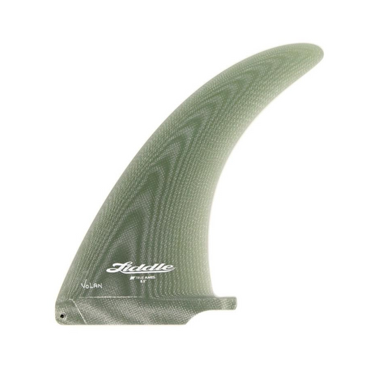 True Ames: Liddle L-Flex Volan - Single Fin - 9.5" - Clear