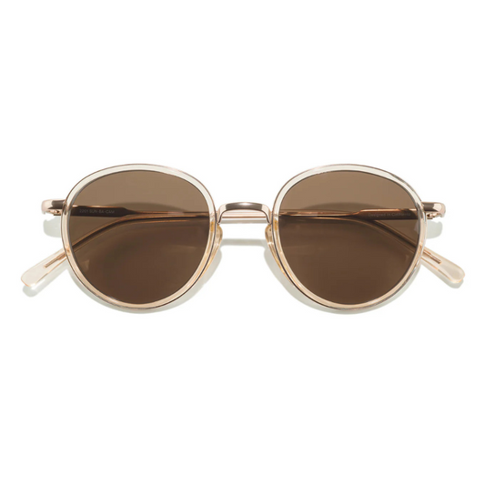 Sunski Baia Polarized Sunglasses - Champagne Amber