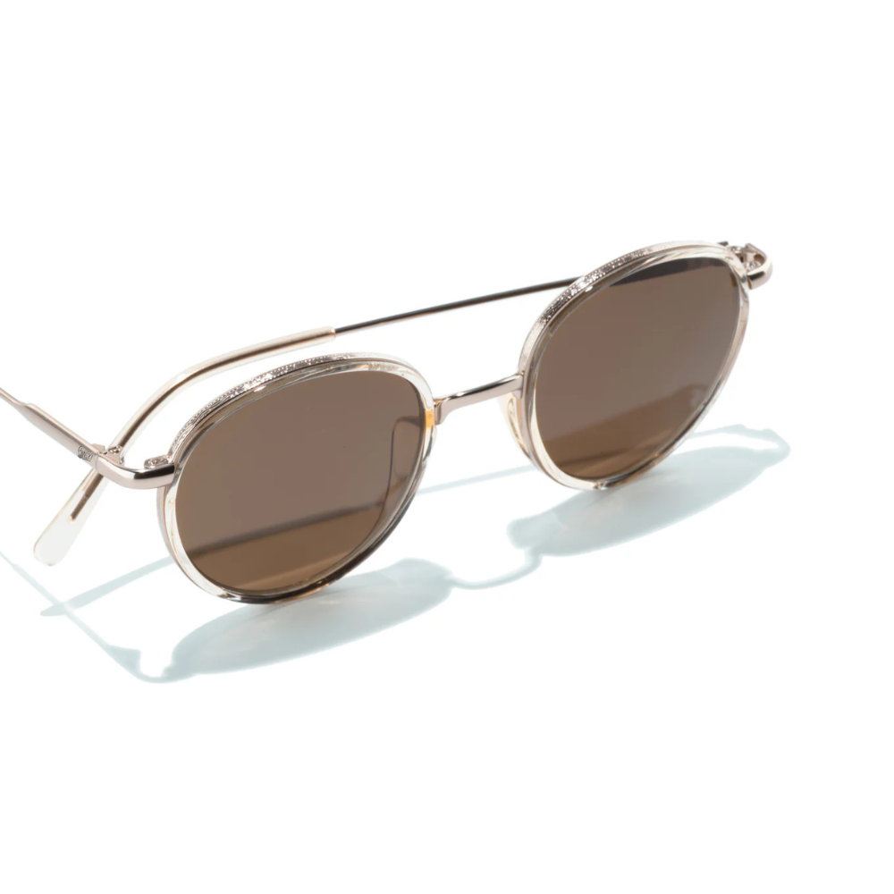 Sunski Baia Polarized Sunglasses - Champagne Amber