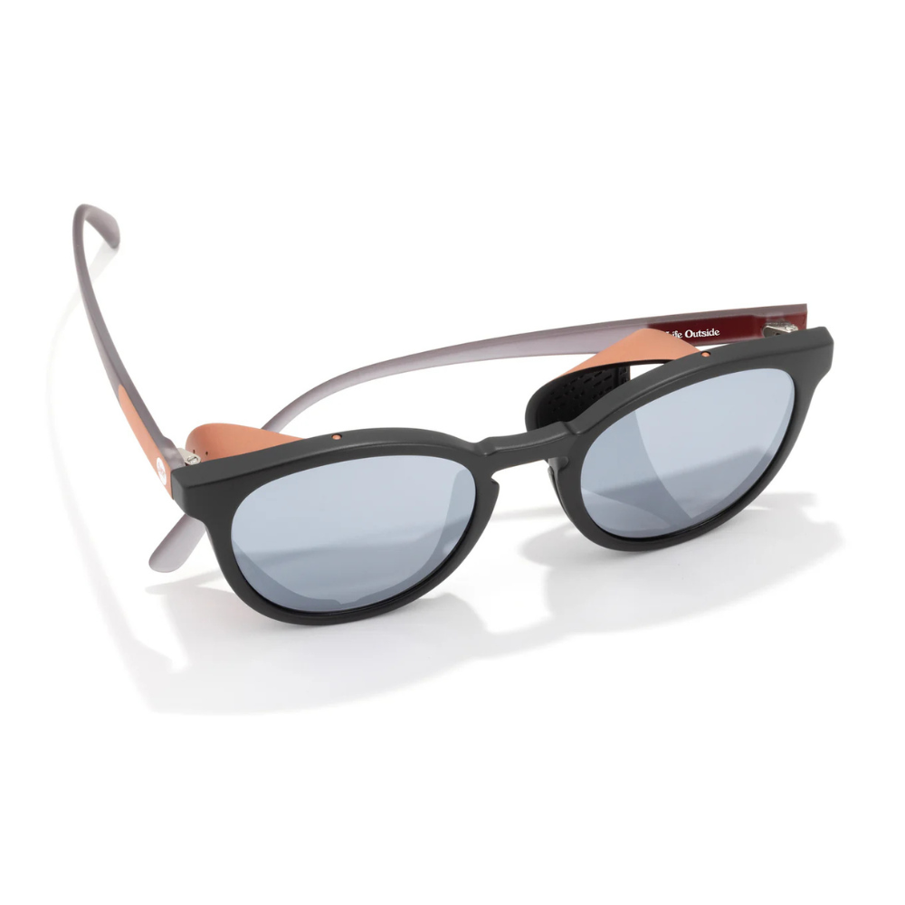 Sunski Tera Polarized Sunglasses - Black Silver