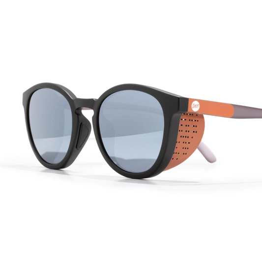 Sunski Tera Polarized Sunglasses - Black Silver