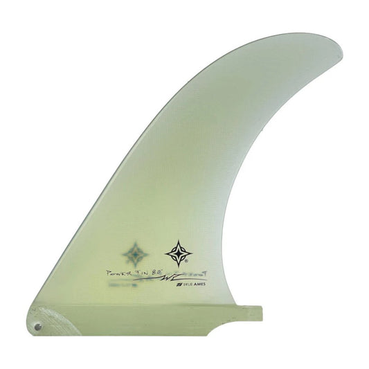 True Ames: Wayne Rich Power - Single Fin - 8.0" - Clear